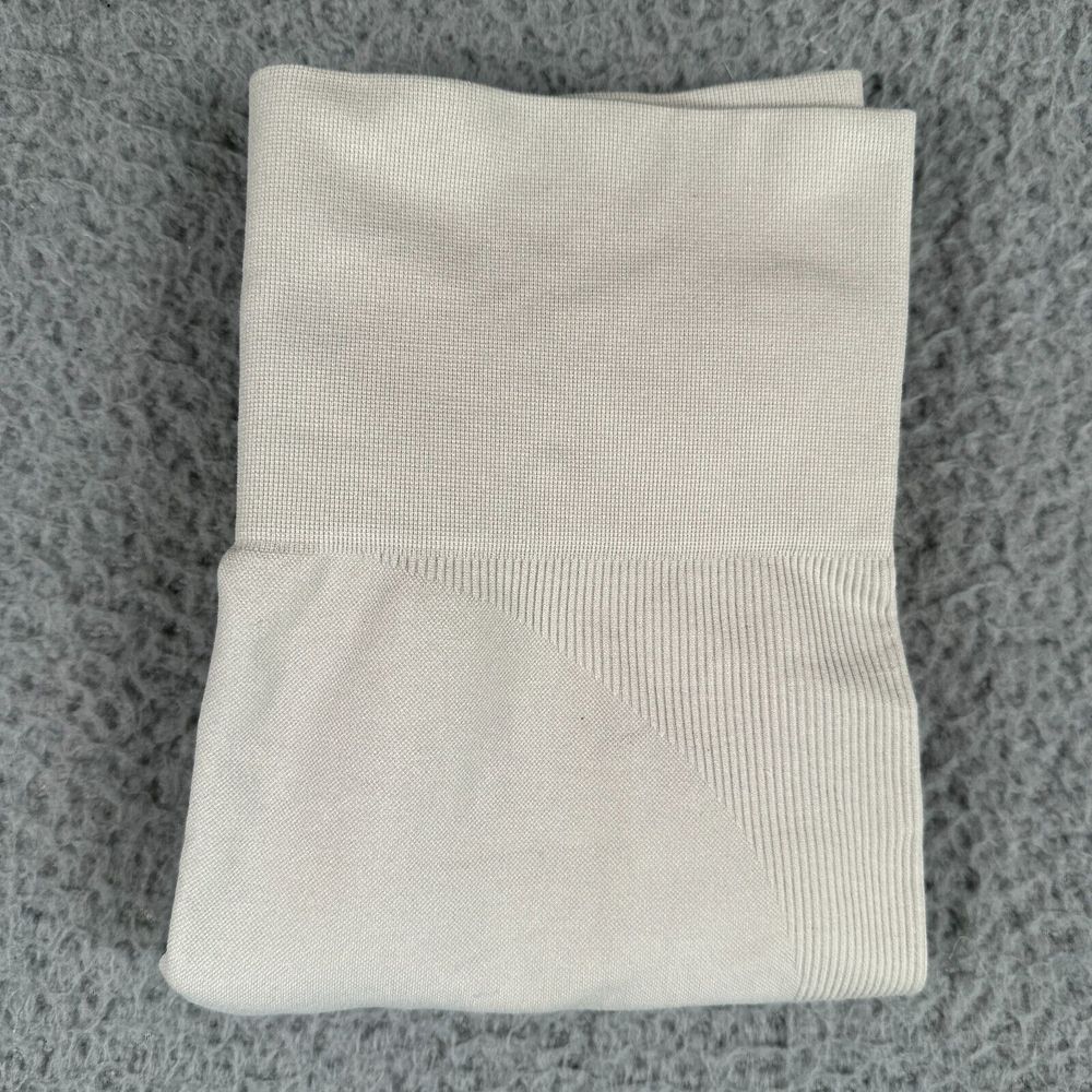 SET Active Sportbody Leggings Womens‎ Small Cream Ribbed Activewear